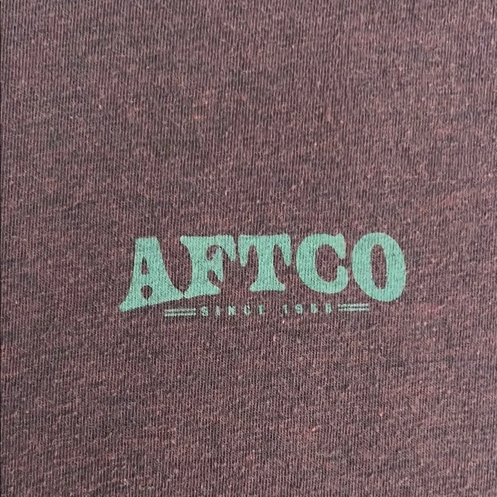 AFTCO Brick Red Graphic Tee - Picture 4 of 5